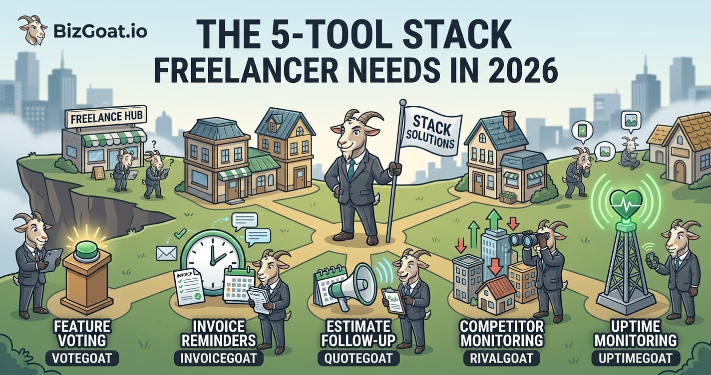 The 5-Tool Stack Every Freelancer Needs in 2026