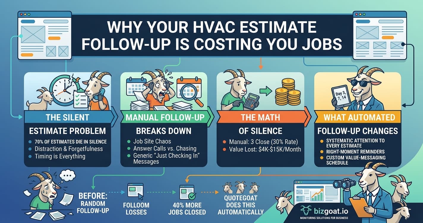 Why Your HVAC Estimate Follow-Up Is Costing You Jobs