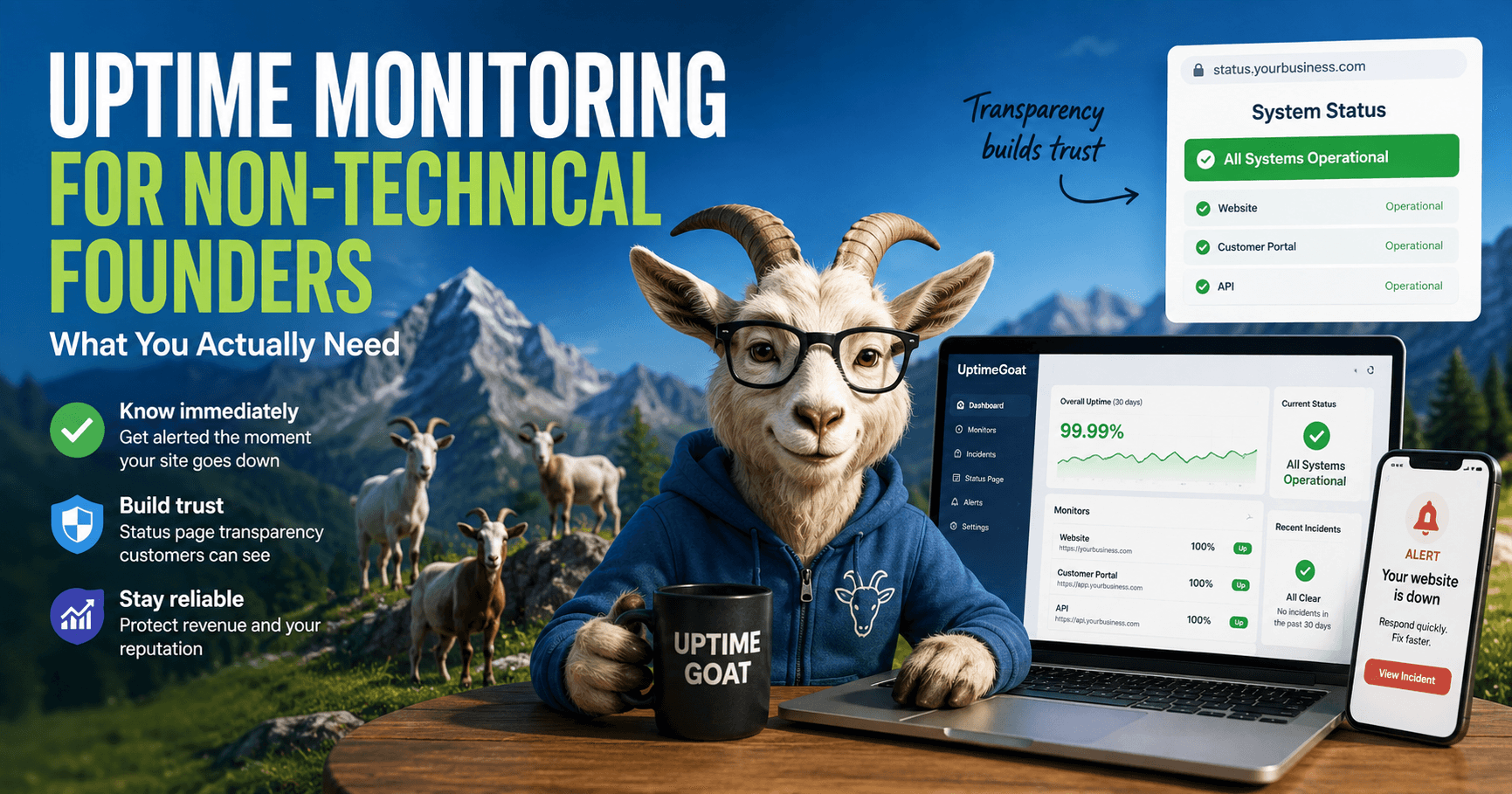 Uptime Monitoring for Non-Technical Founders: What You Actually Need